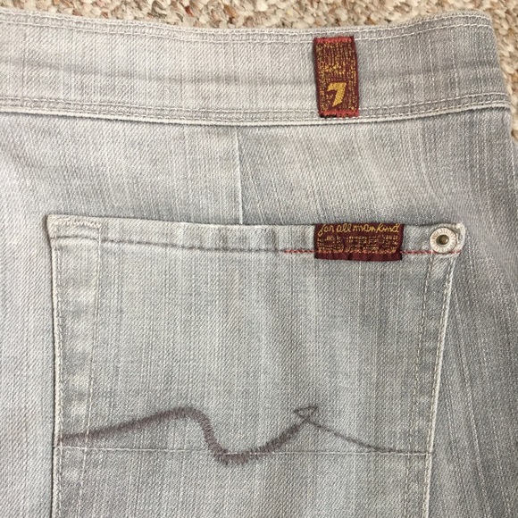 7 For All Mankind  Wrap & Ruffle Mini Skirt - Picture 6 of 6